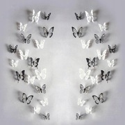 Naklejki ścienne 3D zdejmowane do pokoju dekoracja Motyle 72szt