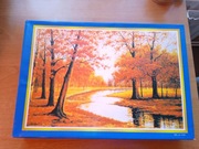 Puzzle 1000 elementów Jesień Autumn Krajobraz 75cmx50cm kompletne