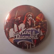 Przypinka / znaczek / button z lat '80 - KING DIAMOND