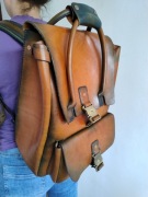 Plecak ze skóry naturalnej elegancki, solidny