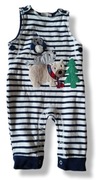 BlueZoo baby Świąteczny ciepły rampers bawełna 3-6 m-cy 68cm