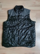 Gant męska ciepła kamizelka bezrękawnik puchowy L XL czarny stójka logo 