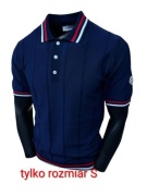 T-shirt polo sweterkowy męski