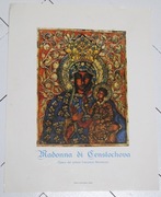 Matka Boska Częstochowska obrazek papier