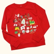 Bluza dziewczynka bawełna świąteczna roz.122/128 Meery Christmas