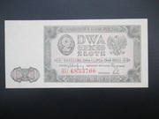 Banknot 2 złote 1948r   b. rzadki