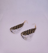 Kolczyki z koralików rękodzieło 