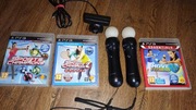 2x controller move motion + kamerka + 3gry ps3 PlayStation 3