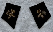 Patki kołnierzowe do munduru górniczego - młotki górnicze - komplet 2 szt.