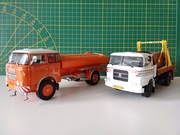 2 Skoda-Liaz z kolekcji Kultowe Ciężarówki PRL-u skala 1,43