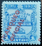 Znaczek pocztowy - Nikaragua - 1890r. Error