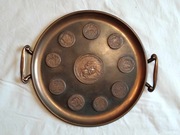 Patera, odciski monet- Zygmunt III Waza, Władysław IV, metaloplastyka, PRL