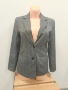 Szara elegancka marynarka z długim rękawem, ONLY