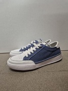 Półbuty skórzane damskie niebiesko białe Sergio Leone