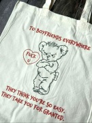 Torba bawełniana torebka tote bag cotton bawełna beżowa Harry Styles 