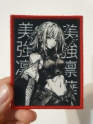 Naszywka na rzep anime ninja samuraj dziewczyna