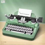 Klocki Retro Maszyna do Pisania Kreatywna Zabawka Edukacyjna