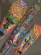 Maski afrykańskie izestawy 3szt