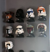 Stojak na hełmy LEGO /uchwyt ścienny - Druk 3D