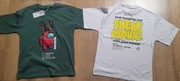 2 nowe t-shirt y H&M 158 Among Us