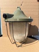 Lampa przemysłowa POLAM Gdańsk AZK-120A | PRL | Vintage Loft | IP65