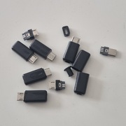 Wtyk Micro USB Typu B z Osłoną Montowany na Kabel do Zasilania i Transmisji