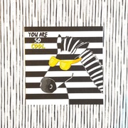 Kartka okolicznościowa z Zebrą