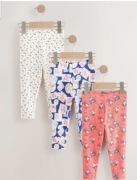 3pak legginsy prążek dziewczynka 104 Next (Cath kids)