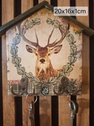 Wieszak na klucze z drewna 