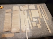 Obłóg dębowy naturalny do budowy modeli, makiet