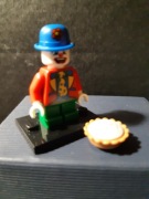 LEGO Seria 5 Minifigurka Klaun Z Ciastem
