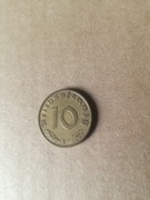 10rpf. Cu-al 1939 E, bardzo ładne, rzadkie.