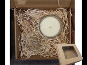 Świeca sojowa Chocolate Kiss 250 ml, prezent, ozdobne opakowanie 