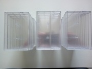 Zestaw 5 sztuk pudełka na kasety magnetofonowe lata 90-te