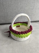 Koszyk wielkanocny wykonany ręcznie 