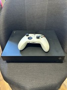 Xbox One X 1TB + kinect + adapter + pad