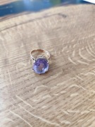 Polski złoty pierścionek 585 6,7 gram Aleksandryt Warmet