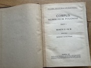 Marian Gumowski Corpus Nummorum Poloniae 1939 komplet tablic