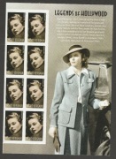 USA 2015 - gwiazdy Hollywood - Ingrid Bergman, Yvert 4831**  