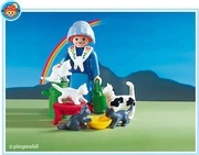 PLAYMOBIL 3007 mleczarka z kotami