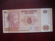 Banknot KONGO 50 Franków 2022 r..UNC