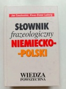 Słownik frazeologiczny niemiecko-polski Czochralski K.-Dieter Ludwig