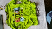 Limonkowa bluzka chłopięca r. 140/146 – napisy COOL, bawełna