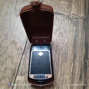 Agfa Agfalux – klasyczna lampa błyskowa – z oryginalnym futerałem
