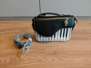 NOWA Torebka w stylu muzycznym pianino z nutą na klapce