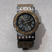 Zegarek Damski Mingdu Quartz Cuff Bangle Biżuteryjny Vintage