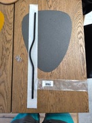 UCHWYT MEBLOWY CZARNY EZRA 500MM DŁUGI METALOWY UCHWYT DO MEBLI HVYT