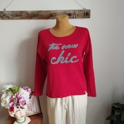 Czerwona bluza damska L/XL Chic Fashion House – elastyczna, wygodna,stylowa
