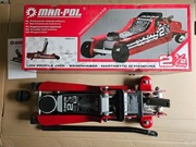 Podnośnik samochodowy żaba niskoprofilowy 2,5T MAR-POL + guma 410 duży