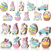 20 sztuk wielkanocnych drewnianych pisanek 